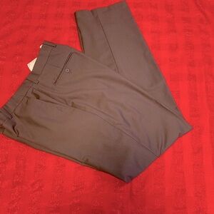 Elite by Eddie Domani Brown 65% Polyester & 35% Wool Men's Slacks 34/34